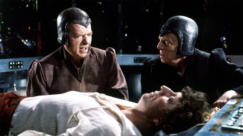 The Doctor faces Time Lord drama in “The Deadly Assassin.”